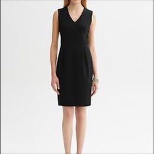 Banana Republic Ponte Knit Sheath - LBD Black